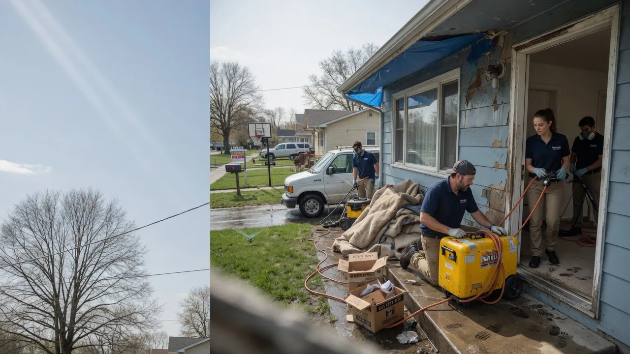 Basement Flood Cleanup in Ursa, IL near me